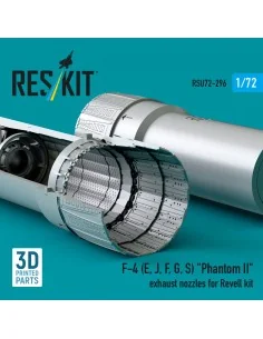 F-4 (E, J, F, G, S) Phantom II exhaust nozzles for Revell kit (3D P... 2