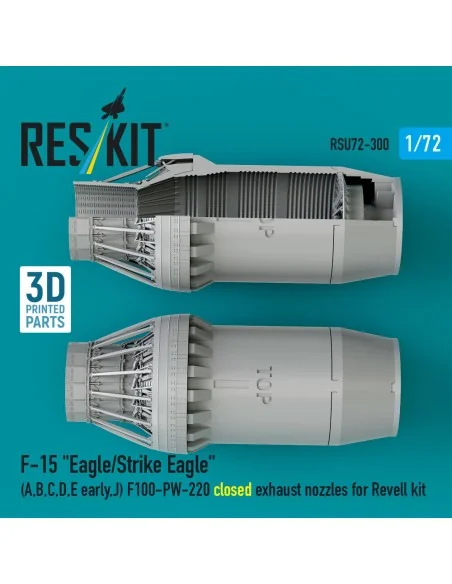 F?15 Eagle/Strike Eagle (A, B, C, D, E early, J) F100-PW-220 closed...