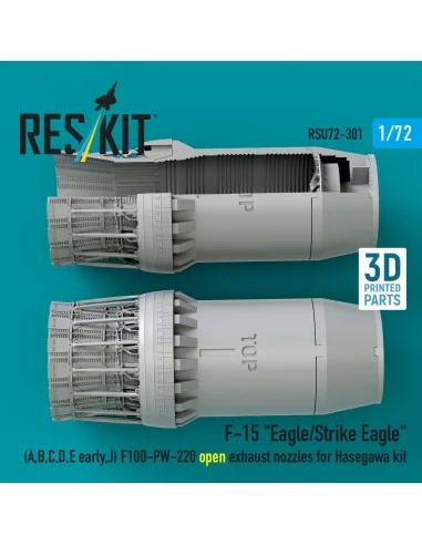 F?15 Eagle/Strike Eagle (A, B, C, D, E early, J) F100-PW-220 open e...