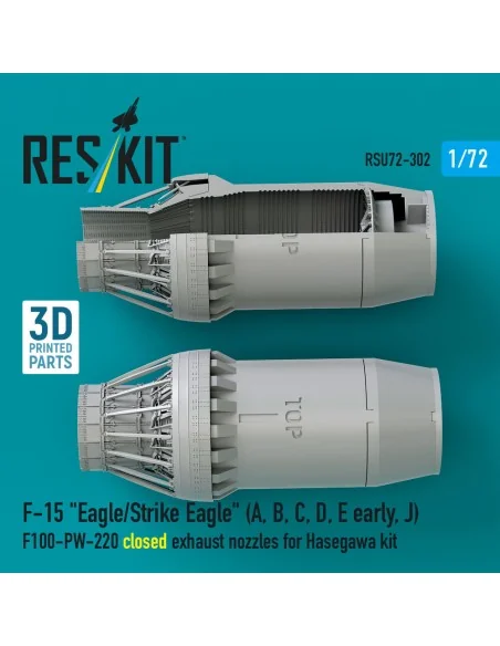 F?15 Eagle/Strike Eagle (A, B, C, D, E early, J) F100-PW-220 closed...