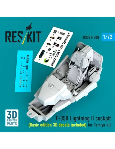 ?F-35B Lightning II cockpit (Basic edition 3D decals included) (3D ...