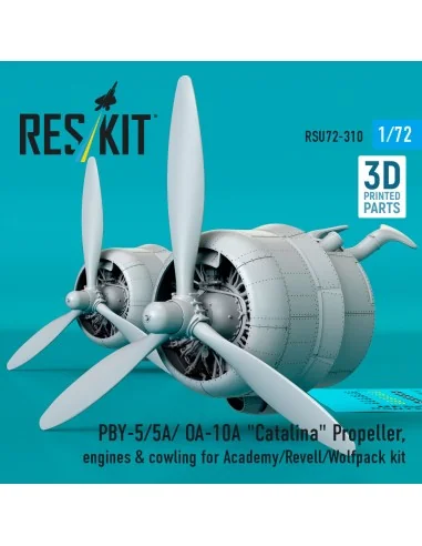 PBY-5/5A/ OA-10A Catalina Propeller, engines & cowling for Academy/...