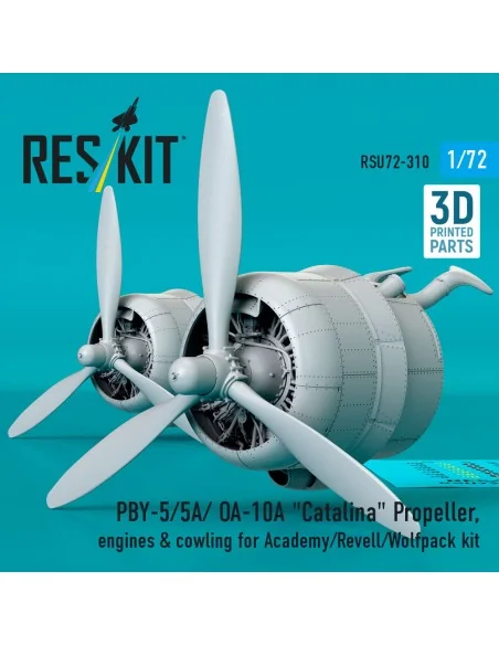 PBY-5/5A/ OA-10A Catalina Propeller, engines & cowling for Academy/...