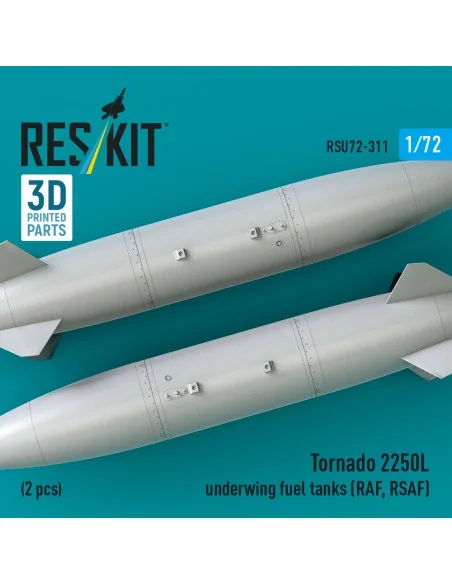 Tornado 2250L underwing fuel tanks (RAF, RSAF) (2 pcs) (3D Printed)...