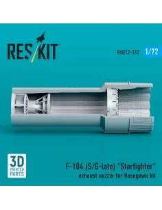F-104 (S/G-late) Starfighter exhaust nozzle for Hasegawa kit (3D Pr... 2
