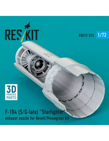 F-104 (S/G-late) Starfighter exhaust nozzle for Revell/Monogram kit...