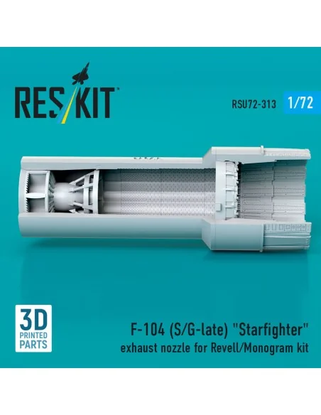 F-104 (S/G-late) Starfighter exhaust nozzle for Revell/Monogram kit...