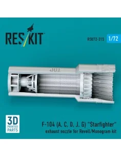 F-104 (A, C, D, J, G) Starfighter exhaust nozzle for Revell/Monogra... 2