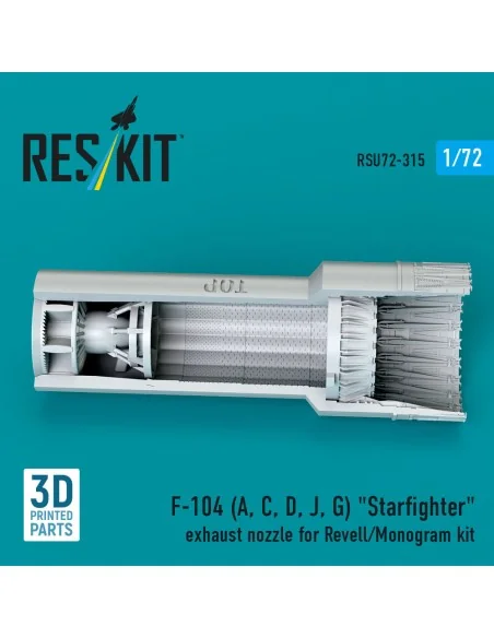 F-104 (A, C, D, J, G) Starfighter exhaust nozzle for Revell/Monogra...