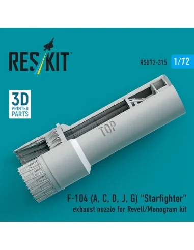F-104 (A, C, D, J, G) Starfighter exhaust nozzle for Revell/Monogra...