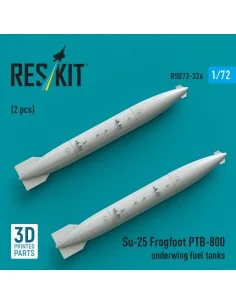 Su-25 Frogfoot PTB-800 underwing fuel tanks (2 pcs) (3D Printed), 1... 2