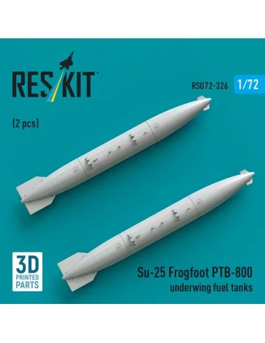 Su-25 Frogfoot PTB-800 underwing fuel tanks (2 pcs) (3D Printed), 1...
