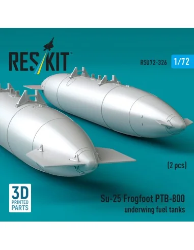 Su-25 Frogfoot PTB-800 underwing fuel tanks (2 pcs) (3D Printed), 1...
