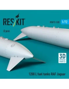 [NO_DESC] 1200 L fuel tanks RAF Jaguar (2 pcs) (3D Printed), 1/72 -... 2