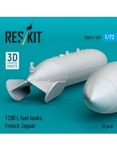 1200 L fuel tanks French Jaguar (2 pcs) (3D Printed), 1/72 - ResKit... 2
