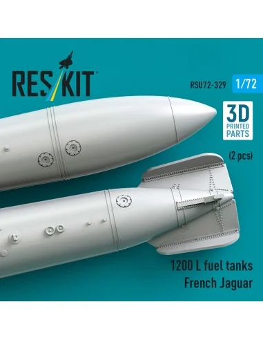 [NO_DESC] 1200 L fuel tanks French Jaguar (2 pcs) (3D Printed), 1/7...