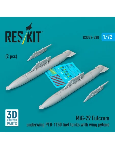 [NO_DESC] MiG-29 Fulcrum underwing PTB-1150 fuel tanks with wing py...