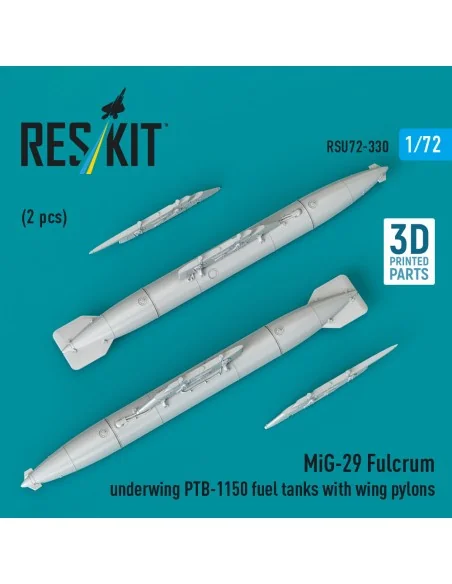 [NO_DESC] MiG-29 Fulcrum underwing PTB-1150 fuel tanks with wing py...