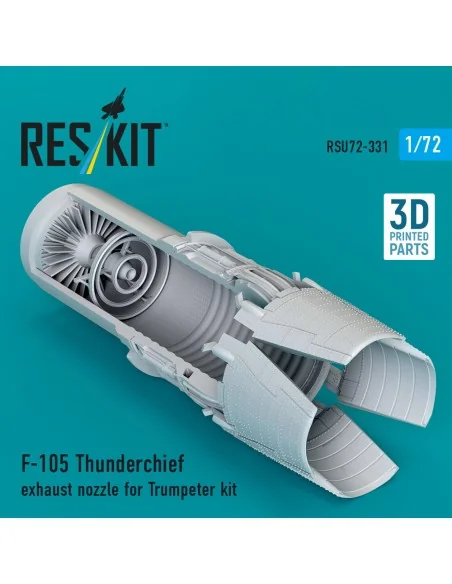 F-105 Thunderchief exhaust nozzle for Trumpeter kit (3D Printed), 1...
