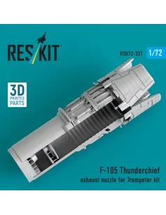 F-105 Thunderchief exhaust nozzle for Trumpeter kit (3D Printed), 1... 2