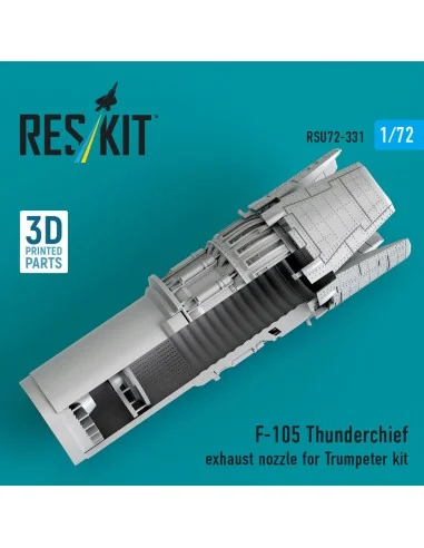 F-105 Thunderchief exhaust nozzle for Trumpeter kit (3D Printed), 1...