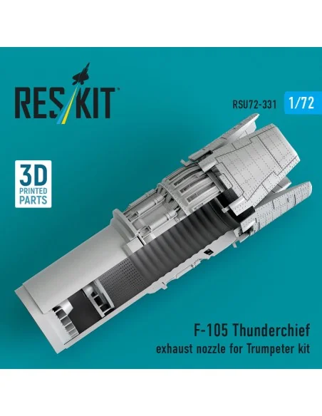 F-105 Thunderchief exhaust nozzle for Trumpeter kit (3D Printed), 1...