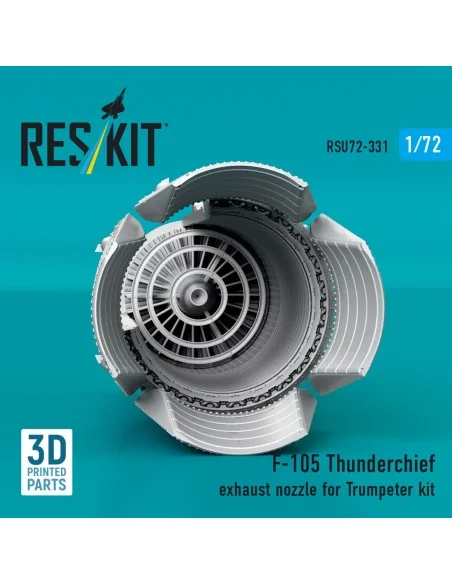 F-105 Thunderchief exhaust nozzle for Trumpeter kit (3D Printed), 1...