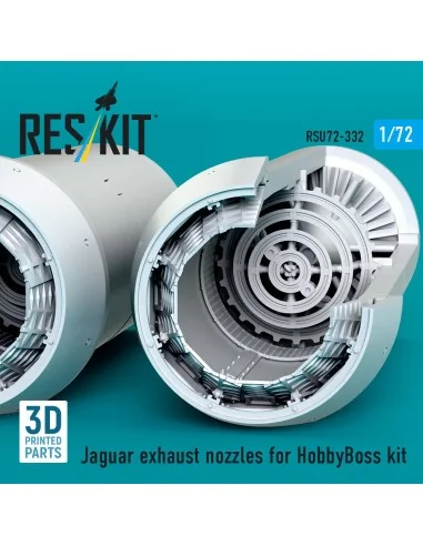 Jaguar exhaust nozzles for HobbyBoss kit (3D Printed), 1/72 - ResKi...