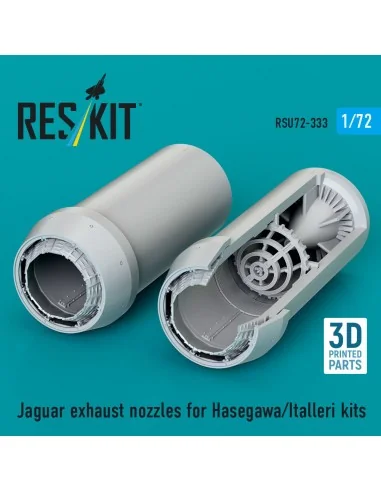 Jaguar exhaust nozzles for Hasegawa/Italleri kits (3D Printed), 1/7...
