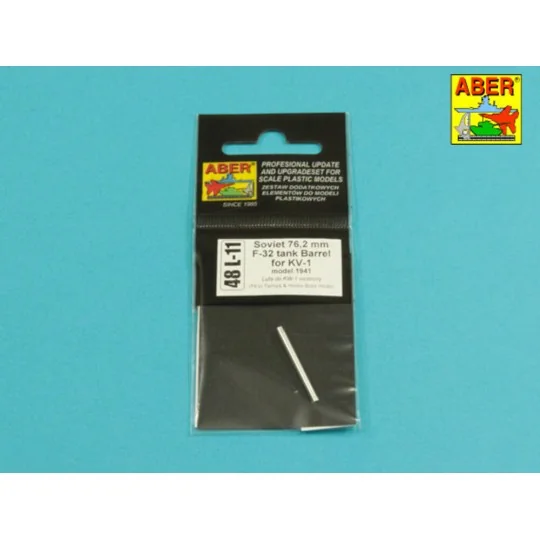 Soviet 76, 2 mm F-32-tank barrel for KV-1, 1/48 - Aber Models 48 L-11