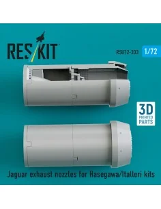 Jaguar exhaust nozzles for Hasegawa/Italleri kits (3D Printed), 1/7... 2