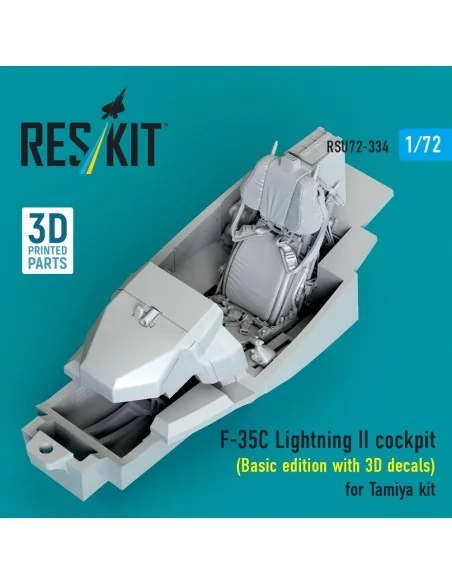 F-35C Lightning II cockpit (Basic edition with 3D decals) for Tamiy...