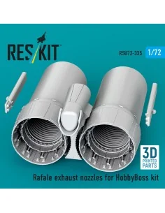 [NO_DESC] Rafale exhaust nozzles for HobbyBoss kit (3D Printed), 1/...