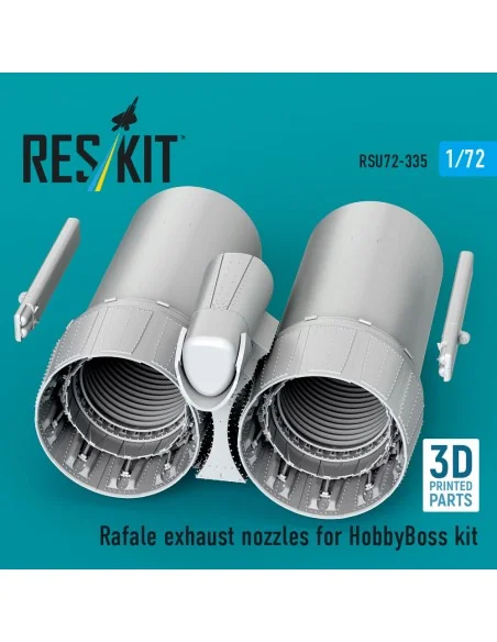 Rafale exhaust nozzles for HobbyBoss kit (3D Printed), 1/72 - ResKi...