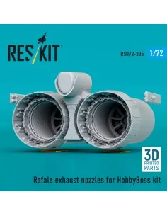 Rafale exhaust nozzles for HobbyBoss kit (3D Printed), 1/72 - ResKi... 2
