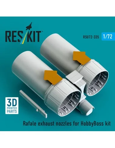 Rafale exhaust nozzles for HobbyBoss kit (3D Printed), 1/72 - ResKi...