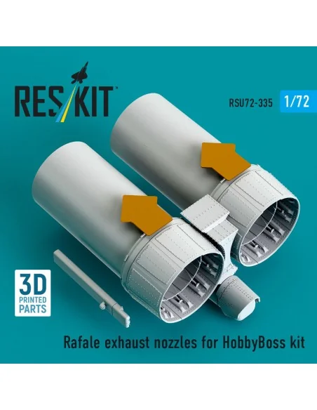 Rafale exhaust nozzles for HobbyBoss kit (3D Printed), 1/72 - ResKi...