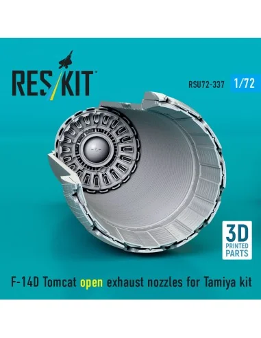 F-14D Tomcat open exhaust nozzles for Tamiya kit (3D Printed), 1/72...