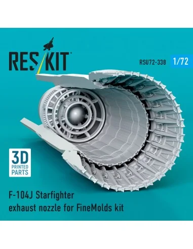 [NO_DESC] F-104J Starfighter exhaust nozzle (3D Printed) for Fine M...