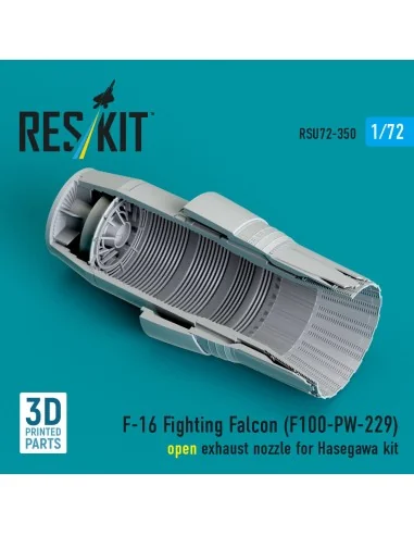 F-16 Fighting Falcon (F100-PW-229) open exhaust nozzle (3D Printed)...
