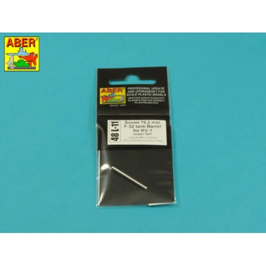 Soviet 76,2 mm F-32-tank barrel for KV-1 - Aber Models 48 L-11