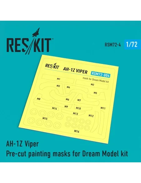 [NO_DESC] AH-1Z Viper Pre-cut painting masks for Dream Model kit, 1...
