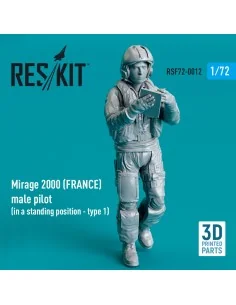 [NO_DESC] Mirage 2000 (FRANCE) male pilot (in a standing position -...