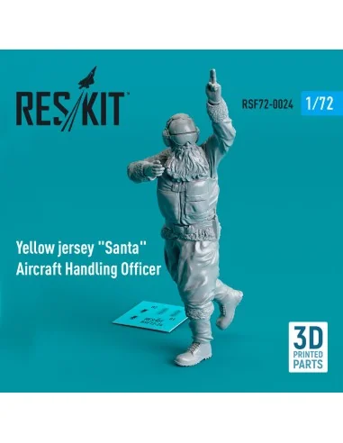 Yellow jersey Santa Aircraft Handling Officer (1 pcs) (3D Printed),...
