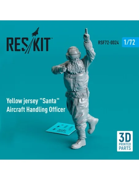 Yellow jersey Santa Aircraft Handling Officer (1 pcs) (3D Printed),...