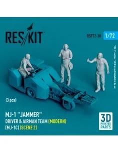 MJ-1 Jammer Driver & airman team (Modern) (MJ-1C) (scene 2) (3 pcs)... 2