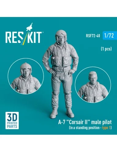 A-7 Corsair II male pilot (in a standing position - type 1) (1 pcs)...