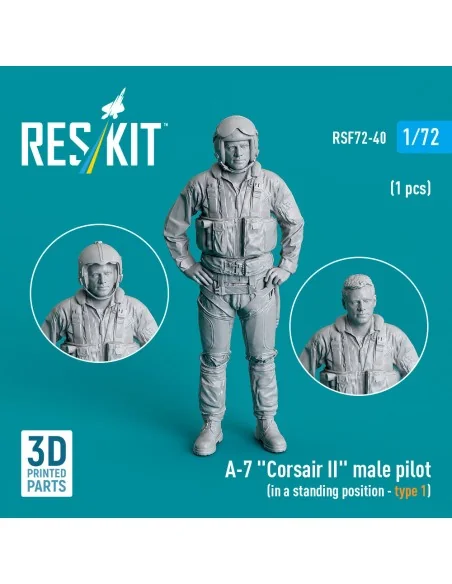 [NO_DESC] A-7 Corsair II male pilot (in a standing position - type ...