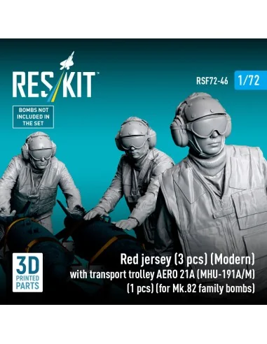 Red jersey (3 pcs) (Modern) with transport trolley AERO 21A (MHU-19...