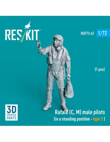 Rafale (C, M) male pilot (in a standing position - type 2) (1 pcs) ...